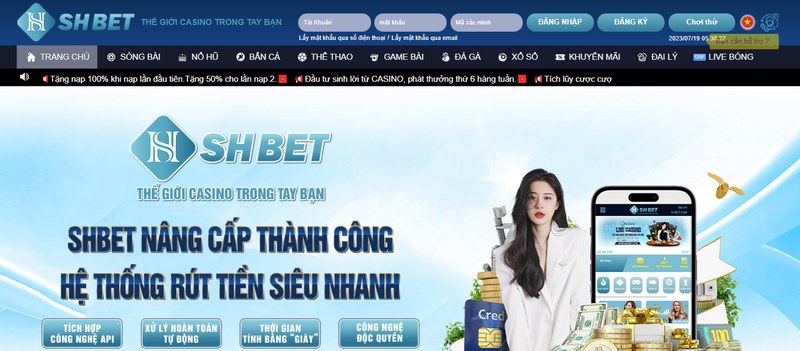 SHBET là một trong những nhà cái không còn xa lạ đối với cộng đồng game thủ Việt